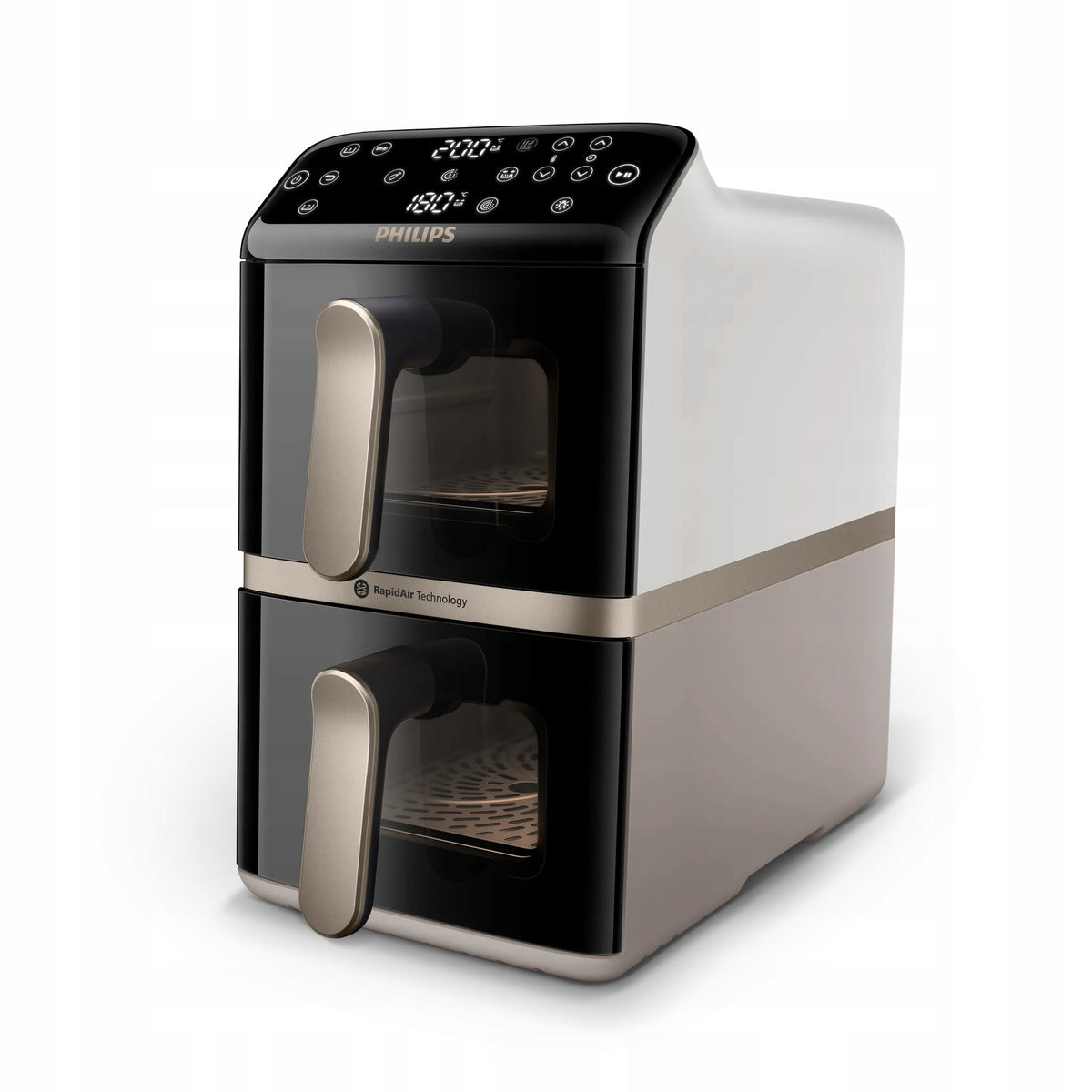 Frytkownica beztłuszczowa dwukomorowa pionowa Philips air fryer NA462/80(Frytkownica beztłuszczowa dwukomorowa pionowa Philips air fryer NA462/80)