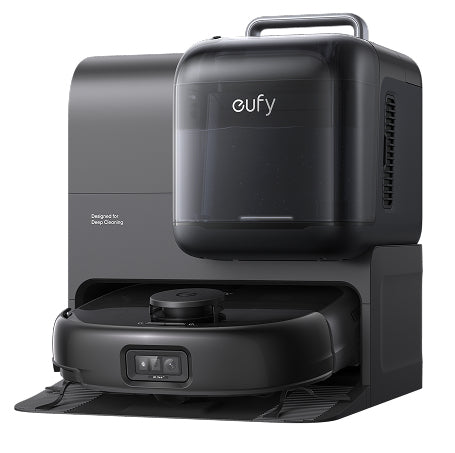 Robot sprzątający z mopem eufy E28 Omni, system HydroJet, siła ssania 20 000 Pa(Robot sprzątający z mopem eufy E28 Omni,system HydroJet,moc ssąca 20 000 Pa/Omni E25)