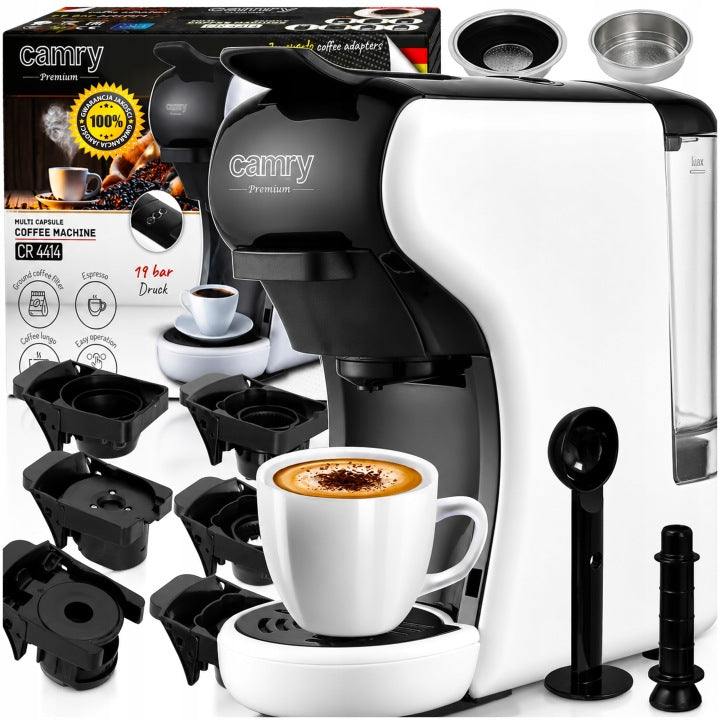 Camry EKSPRES DO KAWY KAPSUŁKOWY CIŚNIENIOWY NA KAPSUŁKI NESPRESSO DOLCE GUSTO(EKSPRES DO KAWY KAPSUŁKOWY CIŚNIENIOWY NA KAPSUŁKI NESPRESSO DOLCE GUSTO')