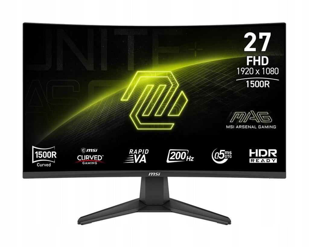 MSI Monitor zakrzywiony 27 MSI MAG 276CF E20 |1920x1080 (FHD)| 200Hz| 0,5ms|VA