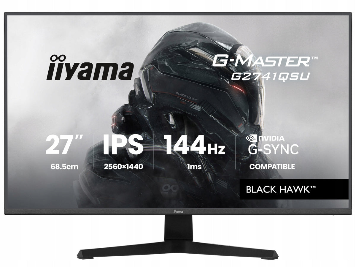 iiyama Monitor iiyama G-Master G2741QSU-B1 27 IPS QHD 1ms 144Hz