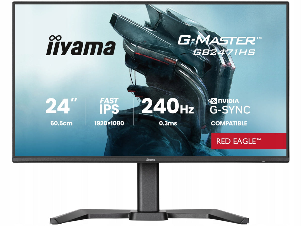 iiyama Monitor iiyama G-Master GB2471HS-B1 24 FHD Fast IPS 240Hz 0,3ms
