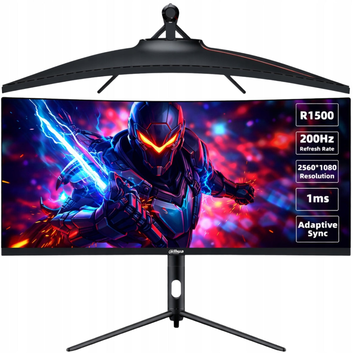 Dahua Monitor Gamingowy Zakrzywiony LED DAHUA 30 Cali 180HZ 200HZ 1MS DP HDMI VA