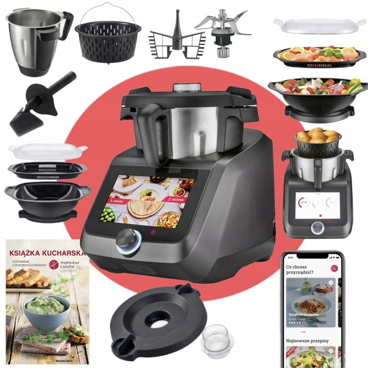 SilverCrest ROBOT KUCHENNY LIDLOMIX MONSIEUR CUISINE SMART ANTRACYTOWY 2026 26 + Wi-Fi(ROBOT KUCHENNY LIDLOMIX MONSIEUR CUISINE SMART ANTRACYTOWY 2026 26 + Wi-Fi')