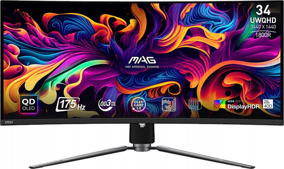 MSI Monitor OLED MSI MAG 341CQP 34  3440 x 1440 px OLED(Monitor OLED MSI MAG 341CQP 34  3440 x 1440 px OLED)