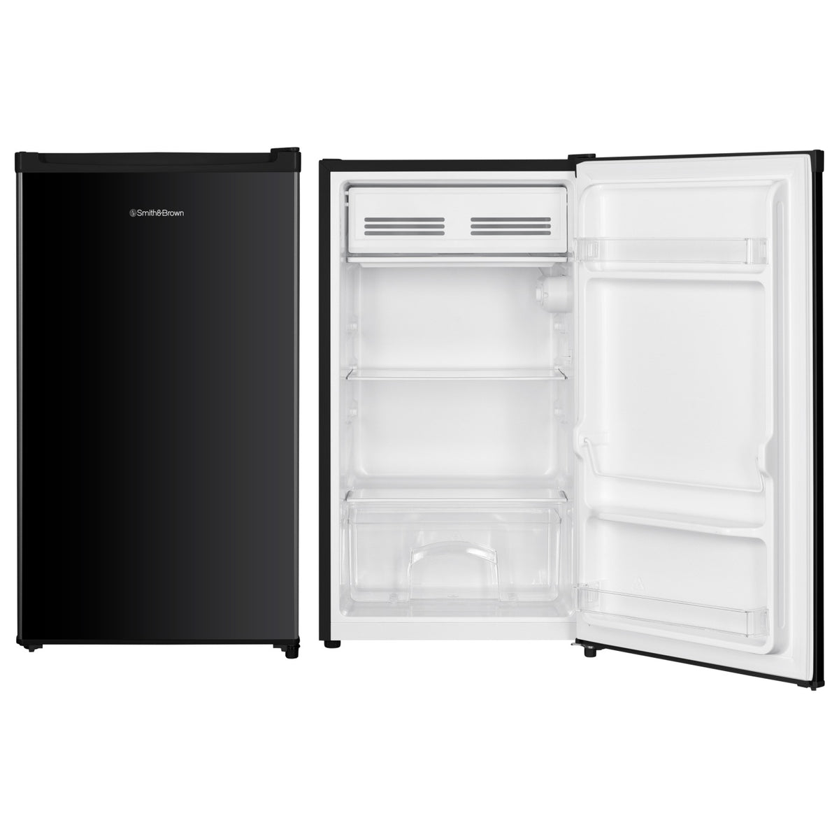 Mała lodówka podblatowa hotelowa 85cm 90L SmithBrown SFTTF-411-BE3 czarna(Mała lodówka podblatowa hotelowa 85cm 90L SmithBrown SFTTF-411-BE3 czarna)