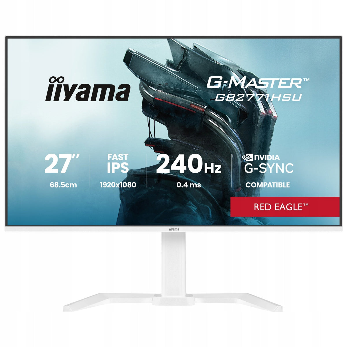 iiyama Monitor 27 iiyama G-Master GB2771HSU-W1 FHD IPS LED 240Hz 0,4ms HDMI DP HDR(23/Monitor 27 iiyama G-Master GB2771HSU-W1 FHD IPS LED 240Hz 0)