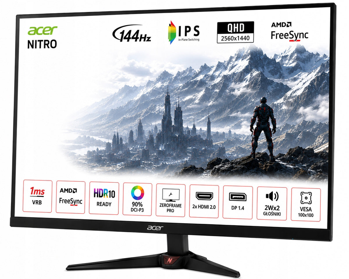 Acer Monitor LED Acer VG270UP6BMIIPX 27  2560 x 1440 px IPS / PLS